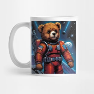 Teddy as a new recruit in the space Force Mug